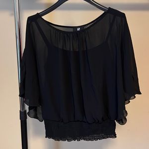 iZ BYer women’s sheer top